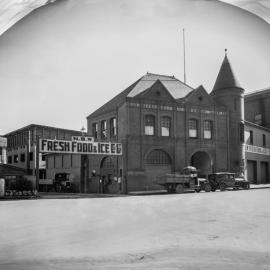 Glass Negative - Realignment of Harbour Street, Sydney, 1937