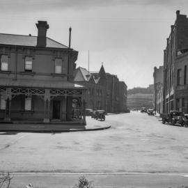 Glass Negative - Realignment of Harbour Street, Sydney, 1937