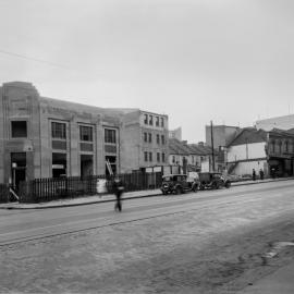 Glass Negative - George Street West Chippendale, 1933