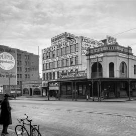 Glass Negative - George Street West Chippendale, 1933