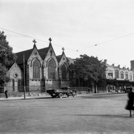 Glass Negative - St Benedicts Church, George Street West Chippendale, 1933
