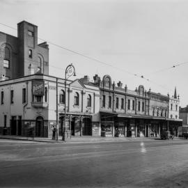 Glass Negative - Regent Hotel, George Street West Chippendale, 1933