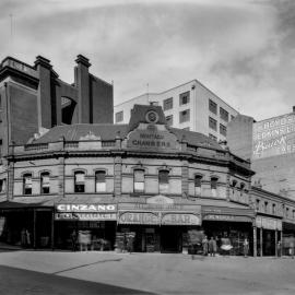 Glass Negative - Montague Chambers, Hunter Street Sydney, 1933