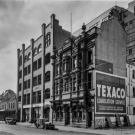 Glass Negative - Multiple businesses, Elizabeth Street Sydney, 1933