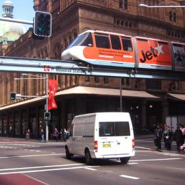 Monorail at Queen Victoria Building, 2006