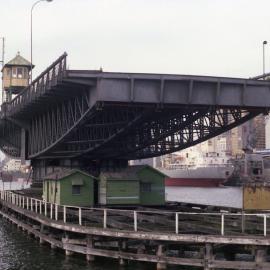 Pyrmont Bridge at Darling Harbour, 1984