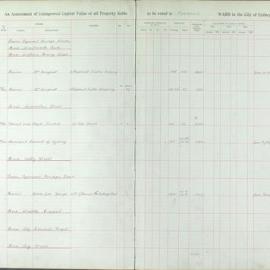 Assessment Book - Unimproved Capital Value - Pyrmont Ward, 1926