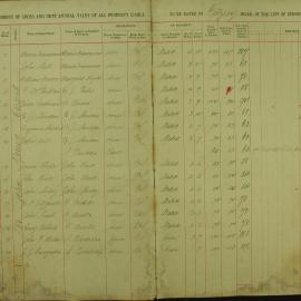 Assessment Book - Fitzroy Ward, 1891