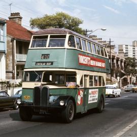 View south-west along Pyrmont Bridge Road near Ross Street Forest Lodge, 1973