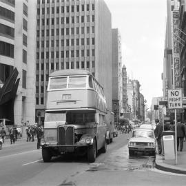 George Street, view south at Jamison Street Sydney, 1971