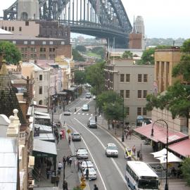 Looking north along George Street The Rocks, 2008