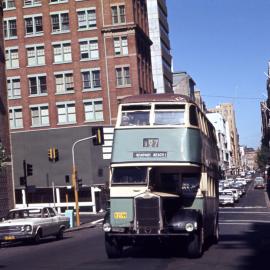 Clarence Street, view south at Margaret Street Sydney, 1970