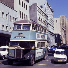 Clarence Street, view south at Erskine Street Sydney, 1969