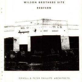 Heritage assessment - Wilson Bros site, Yellowmundee Park, 12-36 Caroline Street Redfern, 1998