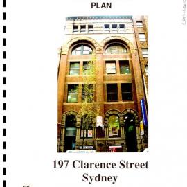 Conservation plan - 197 Clarence Street Sydney