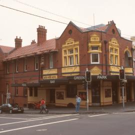 Green Park Hotel on the corner of Victoria Street and Liverpool Street Darlinghurst, 2000