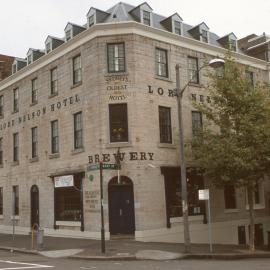 Lord Nelson Hotel on the corner of Kent Street and Argyle Place Millers Point, 2000