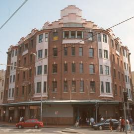 Burlington Hotel on the corner of Sussex Street and Hay Street Haymarket, 2000