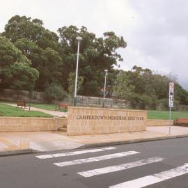 Camperdown Memorial Rest Park, Newtown, 2003