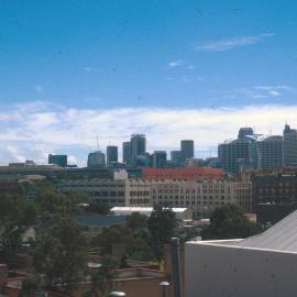 View across Glebe from Broadway Shopping Centre car park, 2005