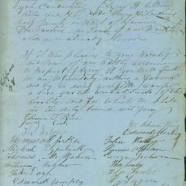 Petition - Request from residents of Cooks Ward for formation of Fitzroy Street, Surry Hills, 1869