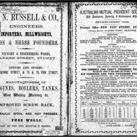 Sands Sydney, Suburban and Country Commercial Directory, 1870