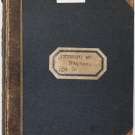 Album - Demolition Books - Volume 7 - Condemnations and demolitions, 1913-1914