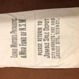  Cotton bag - Lord Mayor's Patriotic and War Fund, 1940 - 1947