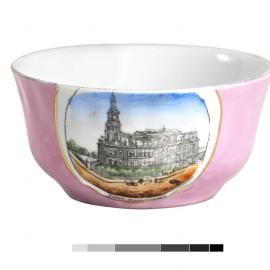 Souvenir bowl - Sydney Town Hall, circa 1890