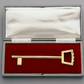 Ceremonial key - Sandringham Gardens, Hyde Park, 1954