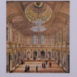 Engraving - The New Vestibule of Town Hall, Sydney, 1878