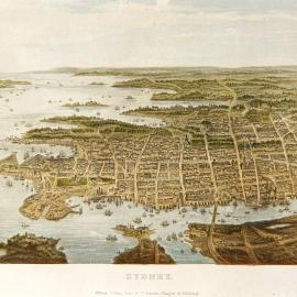 Panorama of Sydney, circa 1877