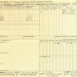 Building Survey Card - 23 - 25 O'Connell Street Sydney (Permanent Trustee Co)