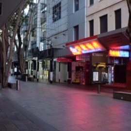 Dixon Street Chinatown, deserted during lockdown, 2020