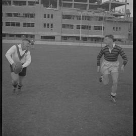 British Lions training for rugby league match, Sydney Cricket Ground, Driver Avenue Moore Park, 1936