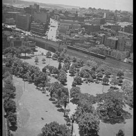 View north-east from Central Railway Station clock tower, 1937