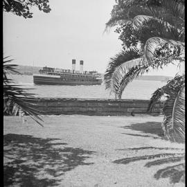Ferry Dee Why from Royal Botanic Garden, Sydney, 1937