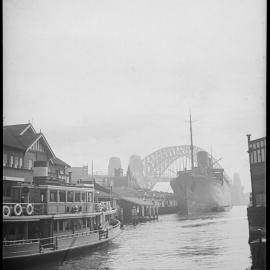 Troopship RMS Mauretania, Sydney, 1940