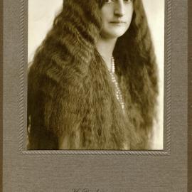 Dorrie Russell, studio portrait, Church Street Parramatta, no date