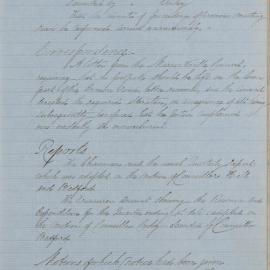 Minutes of Council, Nov 1864 [Newtown Municipal Council]