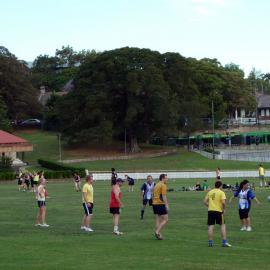 Football training on Jubilee Oval, Glebe, 2011