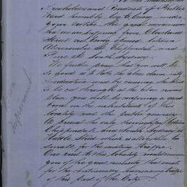 Petition - Request to open Cleveland Street on account of increasing traffic, Chippendale, 1870