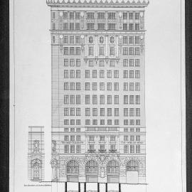 Competitive Design for the Daily Telegraph Building (entry H), Sydney, circa 1930