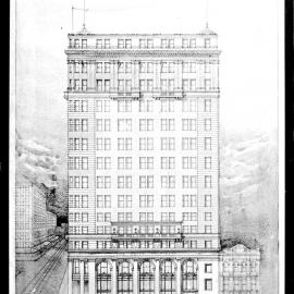 Competitive design for the Daily Telegraph Building, (G entry), Sydney, circa 1930