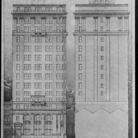 Competitive design for the Daily Telegraph Building, (H entry), Sydney, circa 1930