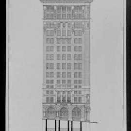 Competitive design for the Daily Telegraph Building, (H entry), Sydney, circa 1930