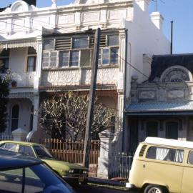 Terrace houses, Forbes Street Newtown, 1981