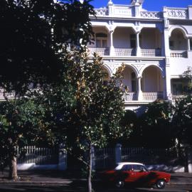 Terrace houses, Byrock, Challis Avenue Potts Point, 1986