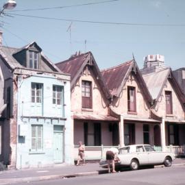 Terrace houses, Palmer Street Woolloomooloo, 1973
