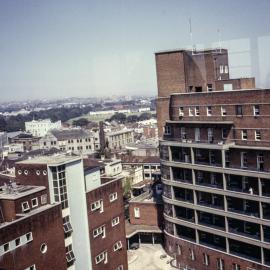 View of buildings within St Margaret's Hospital, Surry Hills, 1967